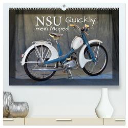 NSU Quickly – Mein Moped (hochwertiger Premium Wandkalender 2024 DIN A2 quer), Kunstdruck in Hochglanz von Laue,  Ingo