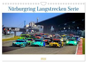 Nüburgring Langstrecken Serie 2024 (Wandkalender 2024 DIN A4 quer), CALVENDO Monatskalender von Töllich,  Felix