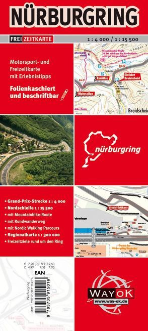 Nürburgring Freizeitkarte von garant Verlag GmbH