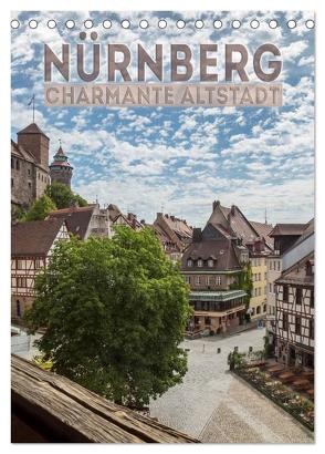 NÜRNBERG Charmante Altstadt (Tischkalender 2024 DIN A5 hoch), CALVENDO Monatskalender von Viola,  Melanie