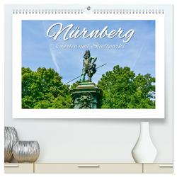 Nürnberg Gärten und Stadtparks (hochwertiger Premium Wandkalender 2024 DIN A2 quer), Kunstdruck in Hochglanz von Hackstein,  Bettina