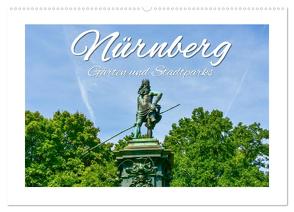 Nürnberg Gärten und Stadtparks (Wandkalender 2024 DIN A2 quer), CALVENDO Monatskalender von Hackstein,  Bettina