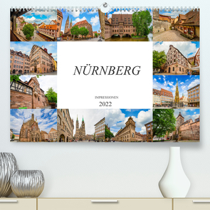 Nürnberg Impressionen (Premium, hochwertiger DIN A2 Wandkalender 2022, Kunstdruck in Hochglanz) von Meutzner,  Dirk