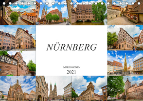 Nürnberg Impressionen (Tischkalender 2021 DIN A5 quer) von Meutzner,  Dirk