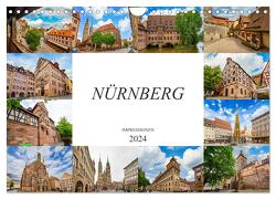 Nürnberg Impressionen (Wandkalender 2024 DIN A4 quer), CALVENDO Monatskalender von Meutzner,  Dirk