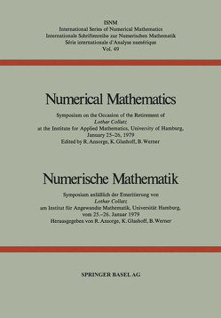 Numerical Mathematics / Numerische Mathematik von ANSORGE, GLASHOFF, Werner