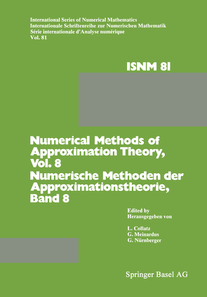 Numerical Methods of Approximation Theory/Numerische Methoden der Approximationstheorie von Collatz