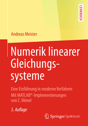 Numerik linearer Gleichungssysteme von Meister,  Andreas