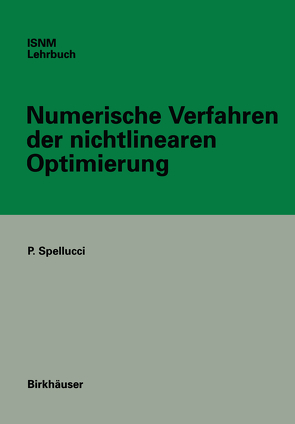 Numerische Verfahren der nichtlinearen Optimierung von Spellucci,  Peter