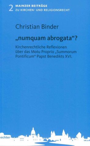 „numquam abrogata“? von Binder,  Christian