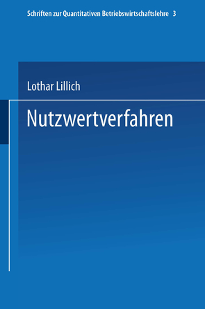 Nutzwertverfahren von Lillich,  Lothar