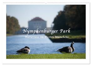 Nymphenburger Park (Wandkalender 2024 DIN A2 quer), CALVENDO Monatskalender von Haas,  Bettina