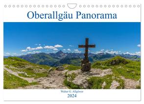 Oberallgäu Panorama (Wandkalender 2024 DIN A4 quer), CALVENDO Monatskalender von G. Allgöwer,  Walter