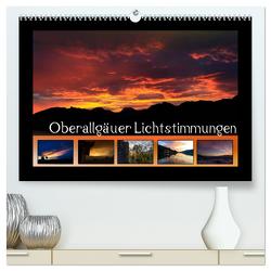 Oberallgäuer Lichtstimmungen (hochwertiger Premium Wandkalender 2024 DIN A2 quer), Kunstdruck in Hochglanz von Haberstock,  Matthias