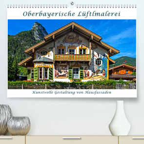 Oberbayerische Lüftlmalerei (Premium, hochwertiger DIN A2 Wandkalender 2022, Kunstdruck in Hochglanz) von Zillich,  Bernd