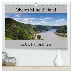 Oberes Mittelrheintal – XXL Panoramen (hochwertiger Premium Wandkalender 2024 DIN A2 quer), Kunstdruck in Hochglanz von Schonnop,  Juergen