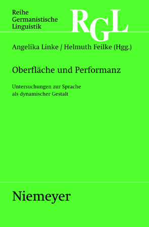 Oberfläche und Performanz von Feilke,  Helmuth, Linke,  Angelika