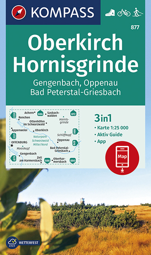KOMPASS Wanderkarte Oberkirch, Hornisgrinde, Gengenbach, Oppenau, Bad Peterstal-Griesbach von KOMPASS-Karten GmbH