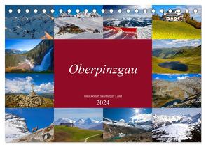 Oberpinzgau (Tischkalender 2024 DIN A5 quer), CALVENDO Monatskalender von Kramer,  Christa