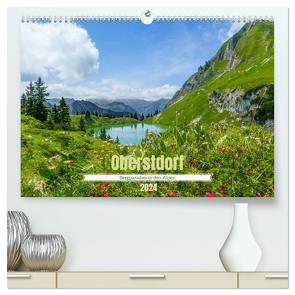 Oberstdorf – Bergparadies in den Alpen (hochwertiger Premium Wandkalender 2024 DIN A2 quer), Kunstdruck in Hochglanz von Kleinfeld,  Thorsten