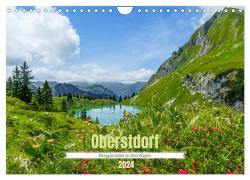 Oberstdorf – Bergparadies in den Alpen (Wandkalender 2024 DIN A4 quer), CALVENDO Monatskalender von Kleinfeld,  Thorsten
