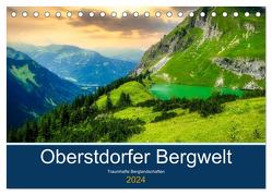 Oberstdorfer Bergwelt (Tischkalender 2024 DIN A5 quer), CALVENDO Monatskalender von Kleinfeld,  Thorsten