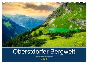 Oberstdorfer Bergwelt (Wandkalender 2024 DIN A2 quer), CALVENDO Monatskalender von Kleinfeld,  Thorsten