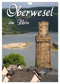 Oberwesel am Rhein (Wandkalender 2024 DIN A4 hoch), CALVENDO Monatskalender von Berg,  Martina