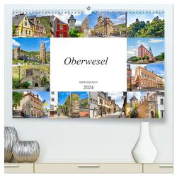 Oberwesel Impressionen (hochwertiger Premium Wandkalender 2024 DIN A2 quer), Kunstdruck in Hochglanz von Meutzner,  Dirk