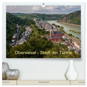 Oberwesel – Stadt der Türme (hochwertiger Premium Wandkalender 2024 DIN A2 quer), Kunstdruck in Hochglanz von Hess,  Erhard
