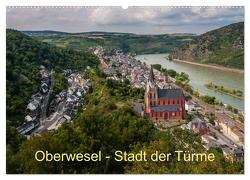 Oberwesel – Stadt der Türme (Wandkalender 2024 DIN A2 quer), CALVENDO Monatskalender von Hess,  Erhard