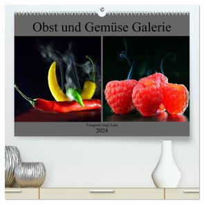 Obst und Gemüse Galerie (hochwertiger Premium Wandkalender 2024 DIN A2 quer), Kunstdruck in Hochglanz von Laue,  Ingo
