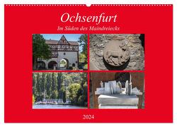 Ochsenfurt im Süden des Maindreiecks (Wandkalender 2024 DIN A2 quer), CALVENDO Monatskalender von Will,  Hans