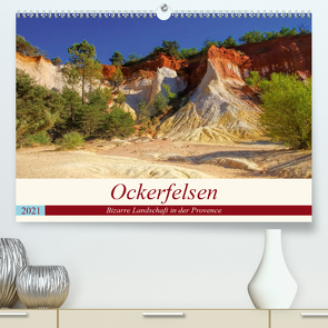 Ockerfelsen – Bizarre Landschaft in der Provence (Premium, hochwertiger DIN A2 Wandkalender 2021, Kunstdruck in Hochglanz) von LianeM