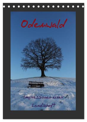 Odenwald – Impressionen einer Landschaft (Tischkalender 2024 DIN A5 hoch), CALVENDO Monatskalender von Kropp,  Gert