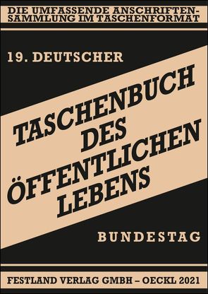 OECKL 19. Deutscher Bundestag von Kuss,  Brigitte, Oeckl,  Albert
