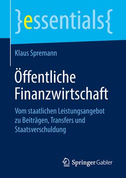 Öffentliche Finanzwirtschaft von Spremann,  Klaus