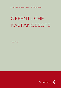 Öffentliche Kaufangebote (PrintPlu§) von Diem,  Hans-Jakob, Gaberthüel,  Tino, Tschäni,  Rudolf