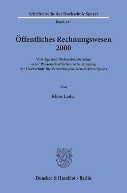 Öffentliches Rechnungswesen 2000. von Lüder,  Klaus