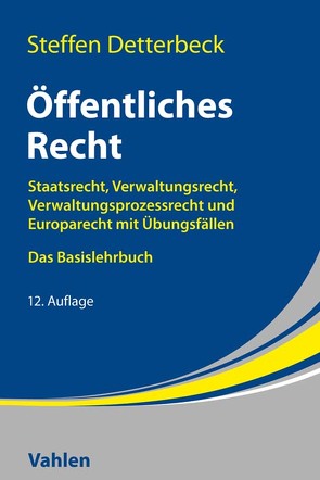 Öffentliches Recht von Detterbeck,  Steffen