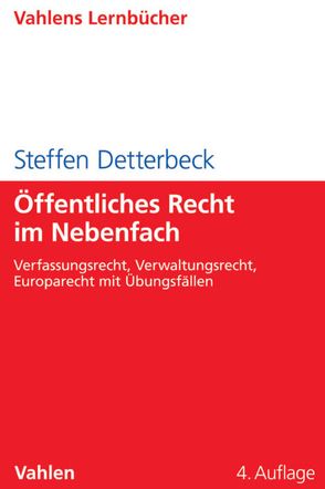 Öffentliches Recht im Nebenfach von Detterbeck,  Steffen