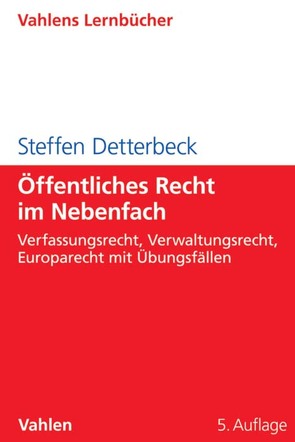 Öffentliches Recht im Nebenfach von Detterbeck,  Steffen