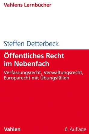 Öffentliches Recht im Nebenfach von Detterbeck,  Steffen