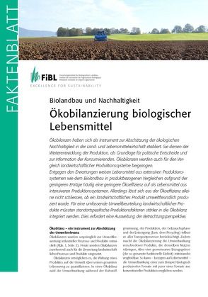 Ökobilanzierung biologischer Lebensmittel von Hörtenhuber,  Stefan, Meier,  Matthias, Schader,  Christian, Stolze,  Matthias
