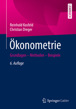 Ökonometrie von Dreger,  Christian, Kosfeld,  Reinhold