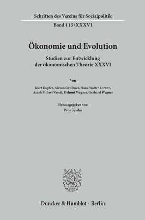 Ökonomie und Evolution. von Spahn,  Peter