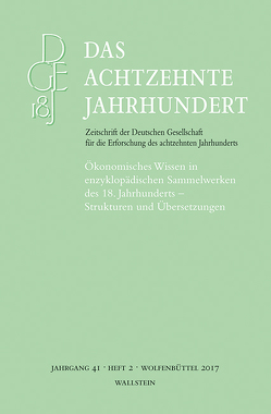 Ökonomisches Wissen in enzyklopädischen Sammelwerken des 18. Jahrhunderts – Strukturen und Übersetzungen von Jürgens,  Hanco, Lüsebrink,  Hans-Jürgen