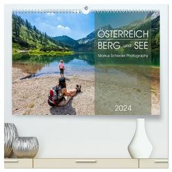 Österreich Berg und See (hochwertiger Premium Wandkalender 2024 DIN A2 quer), Kunstdruck in Hochglanz von Schieder,  Markus