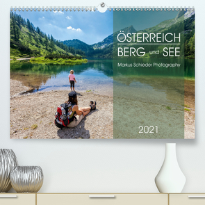 Österreich Berg und SeeAT-Version (Premium, hochwertiger DIN A2 Wandkalender 2021, Kunstdruck in Hochglanz) von Schieder,  Markus
