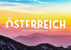 Österreich – Das Land der Berge. (Wandkalender 2023 DIN A2 quer) von SF